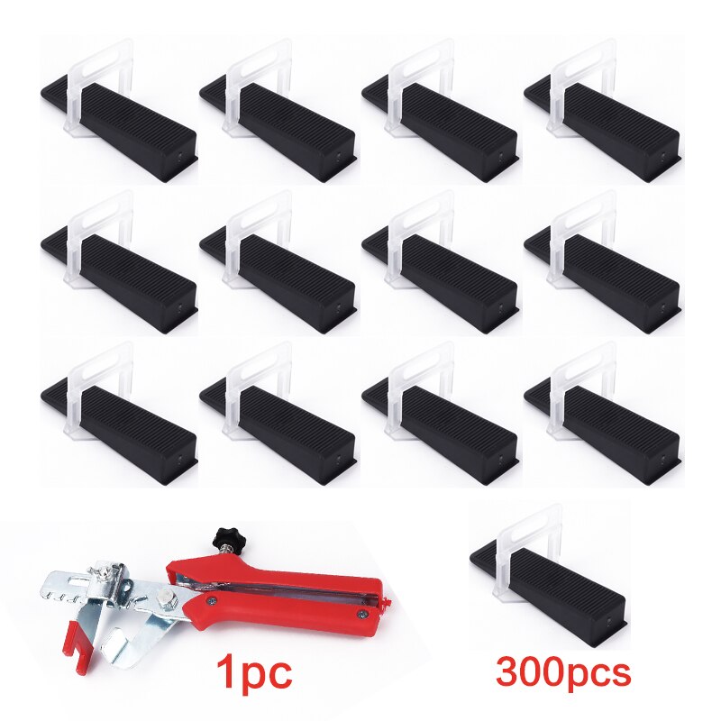 401 stücke fliesen nivellierung System 1mm/1,5mm/2mm/2,5mm/3mm 300 stücke Clips + 100 stücke Keile + 1 stück zange kunststoff fliesen Abstandshalter fliesen werkzeuge