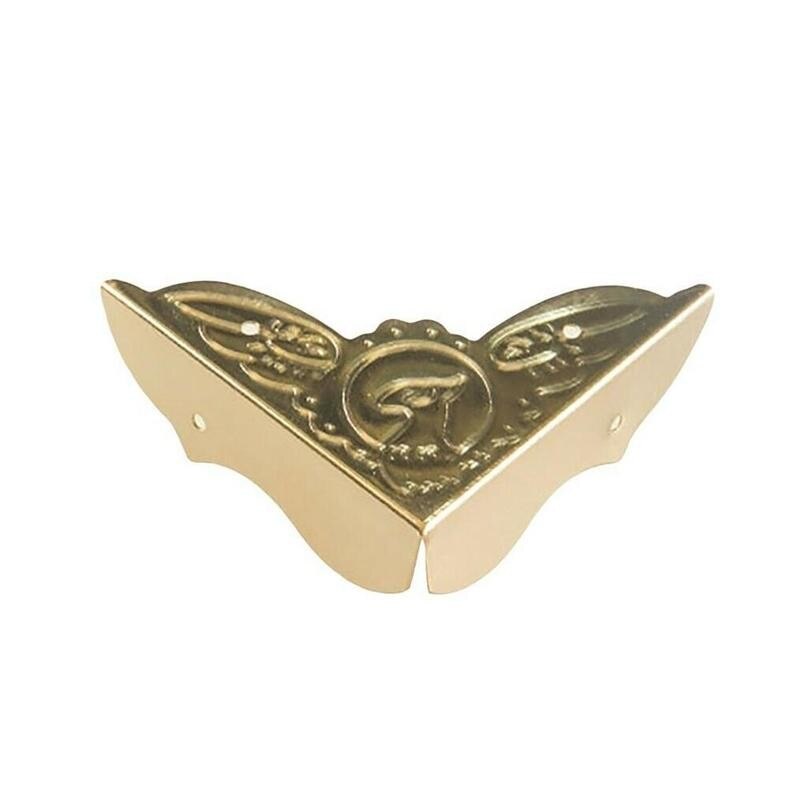 1pc Antique Corner Protector Corner Protectors Table Iron Four Protector Corners Desks Boxes Wrap Antique Corner Jewelry P8N9