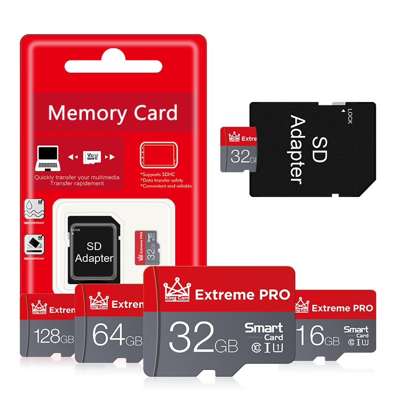 Class10 micro sdカードフラッシュドライブメモリカード 16 ギガバイト 32 ギガバイト 64 ギガバイト 128 ギガバイトの高速 100% 容量ミニsdカードmicro sdカード