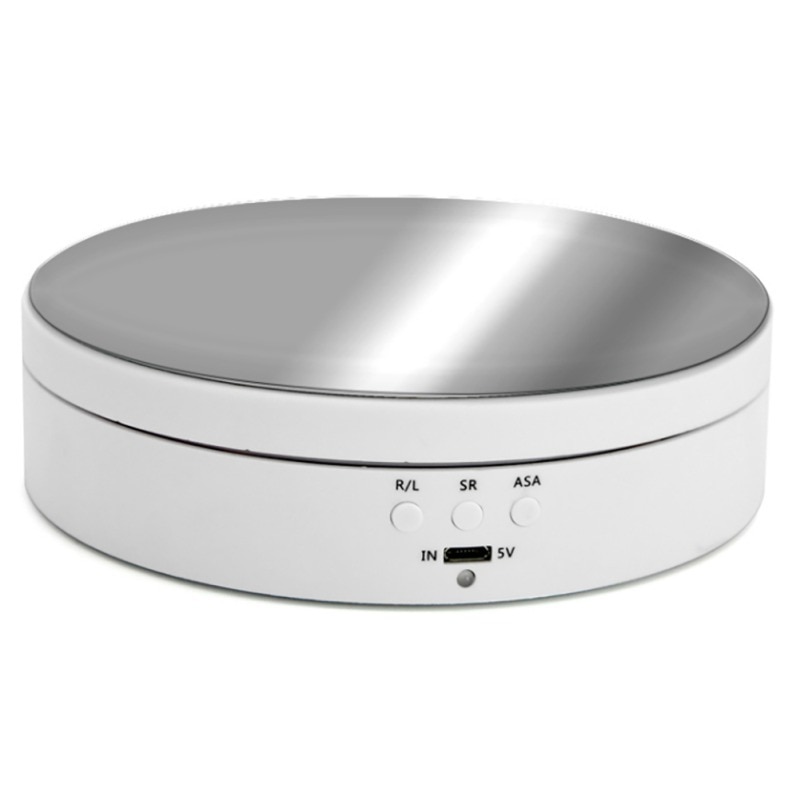 Soporte de mesa giratoria de exhibición, rotación redonda de 360 grados, para Disparo de fotografía, duradero