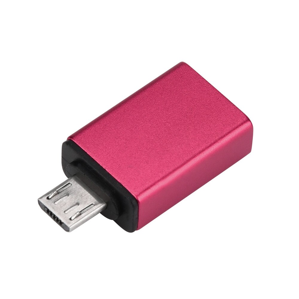 1PC Mini OTG Adapter Micro USB To USB OTG Mini Adapter Converter For Android SmartPhone Fast Speed: RD