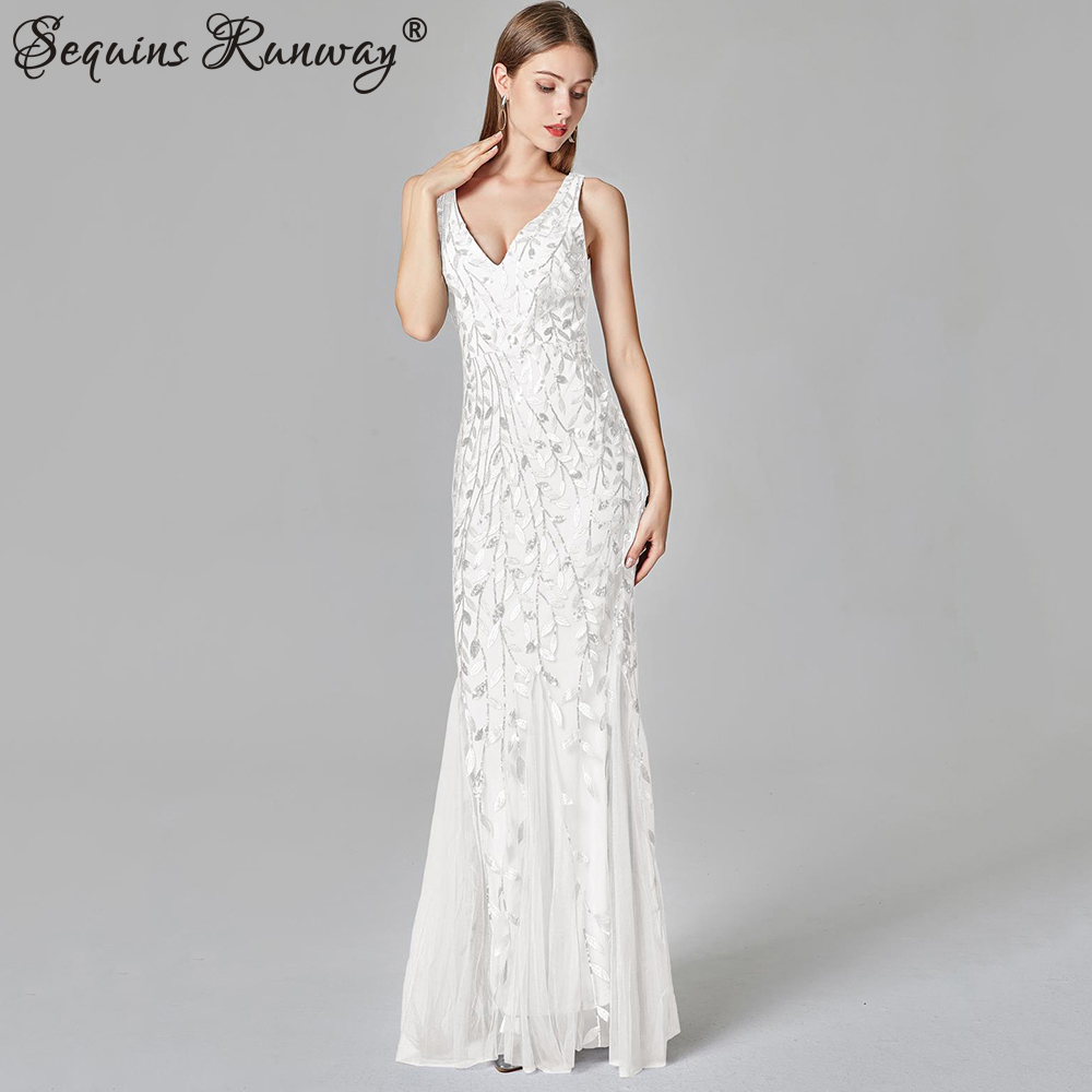 Sexy vintage Maxi Pailletten cocktail Kleid brautjungfer Prom Kleider für Frauen Lässige Party langarm club Bodycon Kleid vestidos