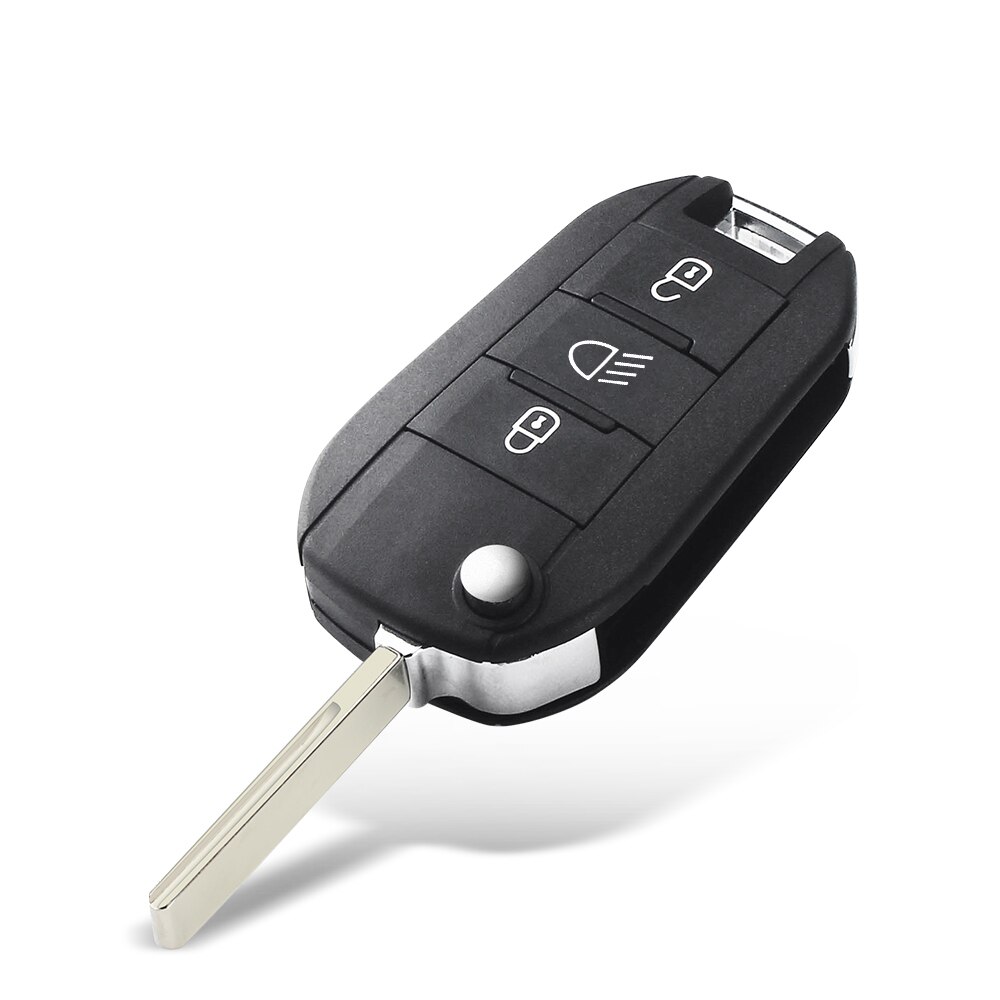 Keyyou til peugeot 208 301 308 5008 508 citroen  c4l hella flush  hu83/va2 uncut blade fjernbetjeningsnøgle skal: Model 1 hu83