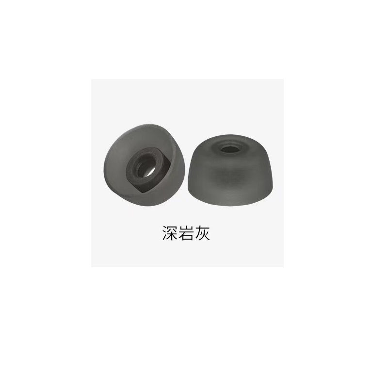 Silikon-Ohrhörer Ohrhörer Ohr stöpsel für Jabra Elite 3/Elite 5 in-Ohr-Kopfhörer Ersatz Isolat Lärm Stecker Ohr stöpsel: 2XS / dunkel Grau