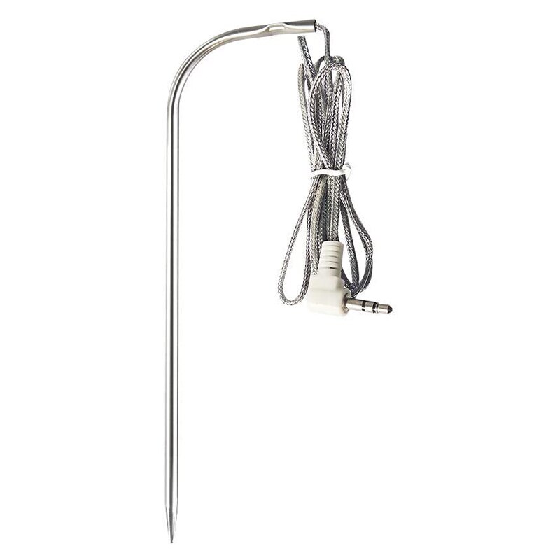 2 Stck Ersatz Wasserdichte Fleisch Sonde Kompatibel für Traeger BBQ grillen 3,5mm Stecker Fleisch BBQ Digital Thermostat Sonden