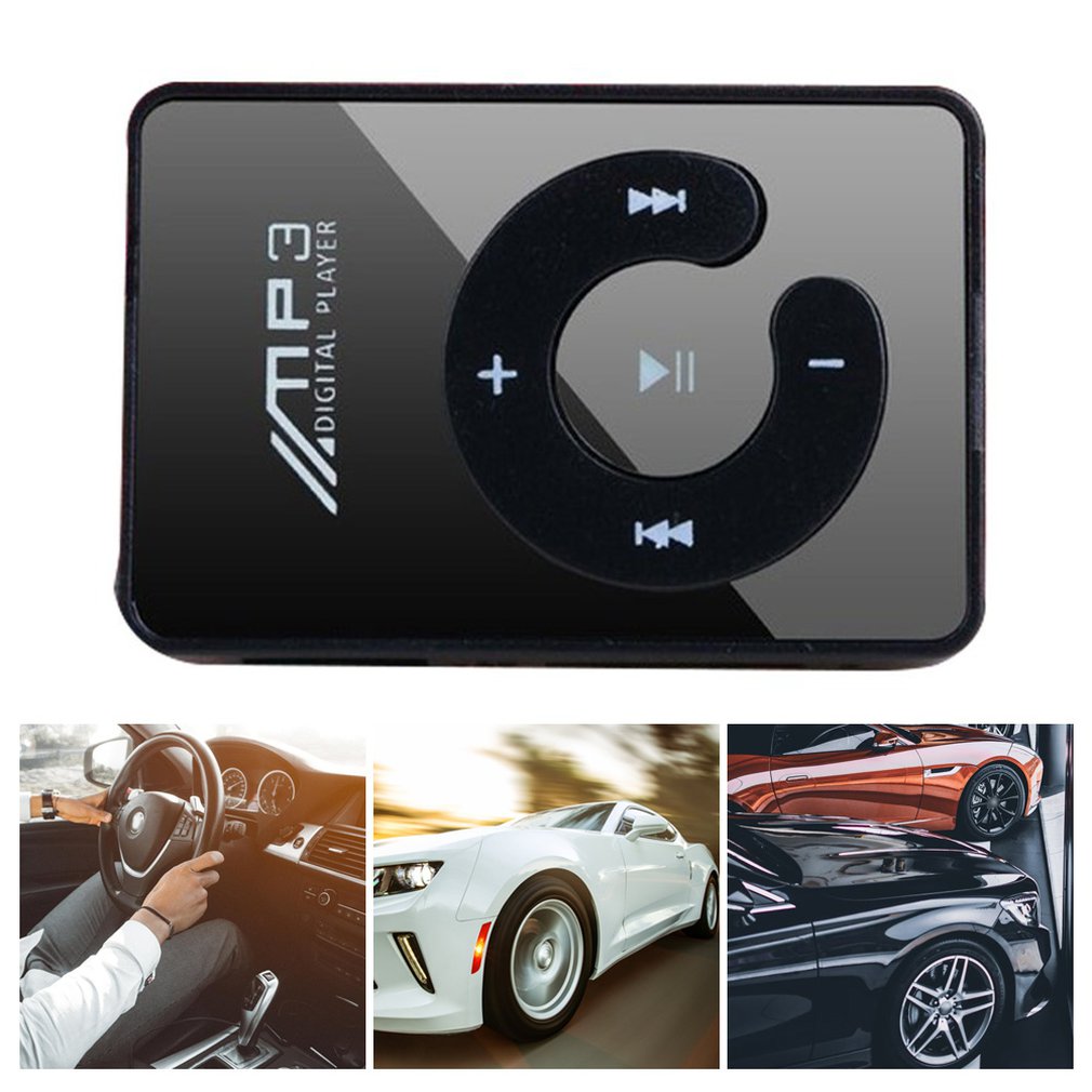 Mini reproductor MP3 USB portátil con Clip, compatible con medios musicales, tarjeta Micro SD TF, MP3 Hifi de para deportes al aire libre