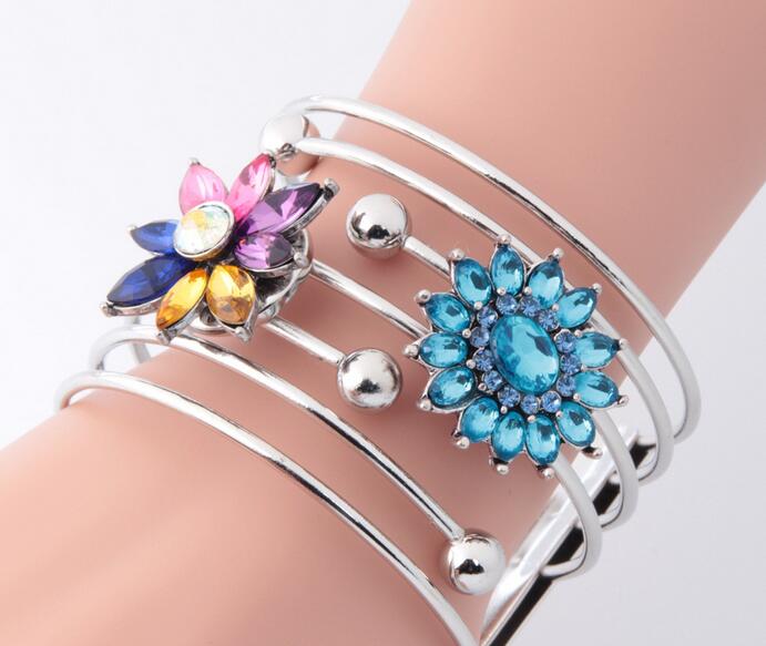 Bracelets et Bracelets en alliage de Zinc, bijoux pour femmes, à la ,