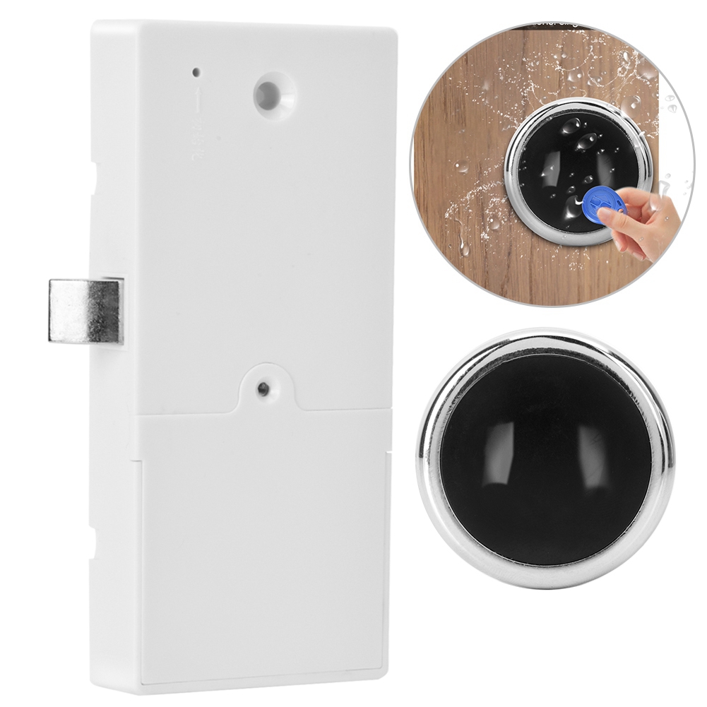 RFID Card Lock Kit Electronic Cabinet Lock Magnetic Swipe Card Cabinet Locker Door Locks Sauna Spa Gym Induction Lock Waterproof
