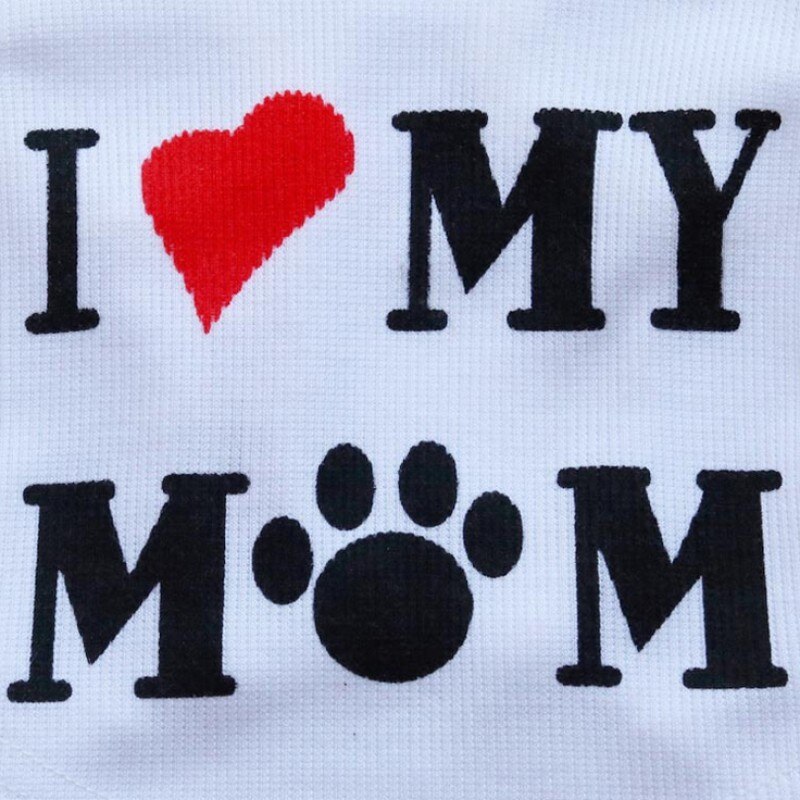 Kleding Voor Honden I Love My Mom Shirt Mom Hond Kleren Chihuahua Honden Shirt Kat