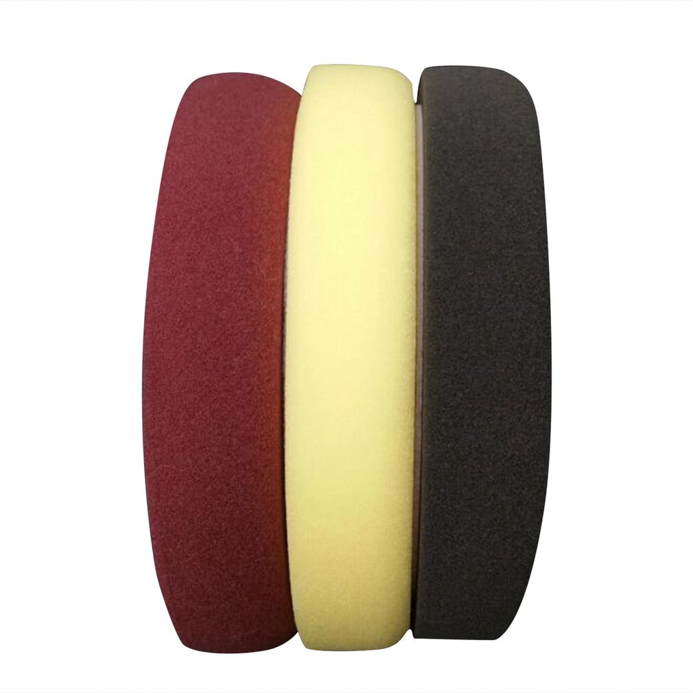 3pcs/set 6 inch/7 inch Sponge Polishing Disc Flat Restoring Disc Polishing Wheel Disc Grinding Self-adhesive Sponge Disc