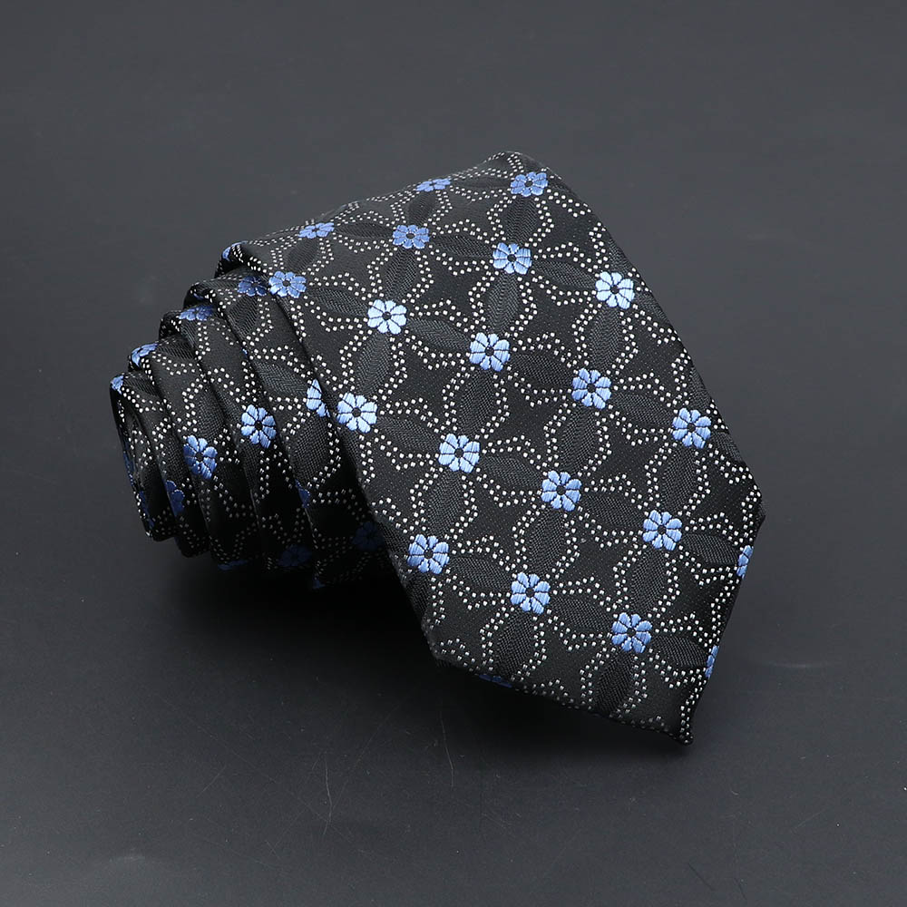 Tie Voor Mannen Klassieke Zakelijke Blauw Rood Plaid Stippen 6Cm Jacquard Stropdas Dagelijkse Slijtage Das Wedding Jurk Accessoires