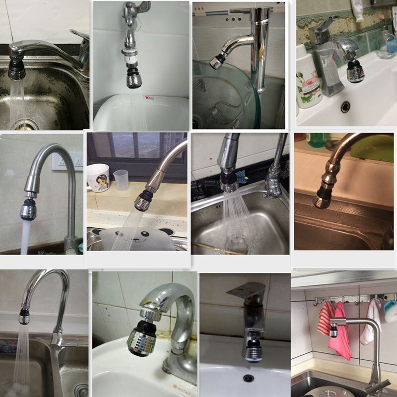 HOMETREE Extension de robinet | Robinet de cuisine, buse de décharge, Rotation de 360 degrés, connecteur de sortie de robinet, adaptateur