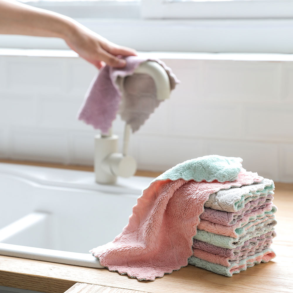 Toalhas de microfibra para casa, toalhas de microfibra para cozinha absorvente, espessa, para limpeza de micro fibra, # h40 1 peça