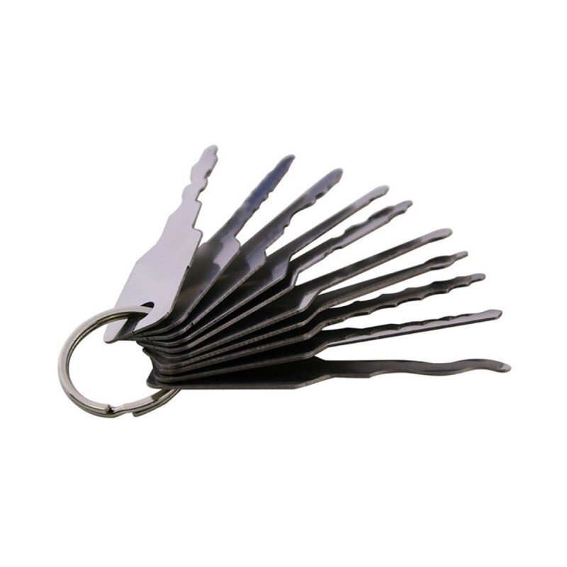 10 pieces Jiggler Key Double Sided Car key Open Repair Effective Tool