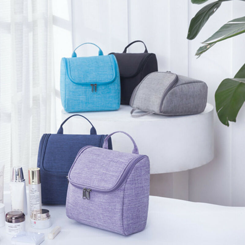 las nuevas mujeres bolsa de maquillaje de viaje de almacenamiento cosmético neceser de aseo personal de maquillaje organizadores