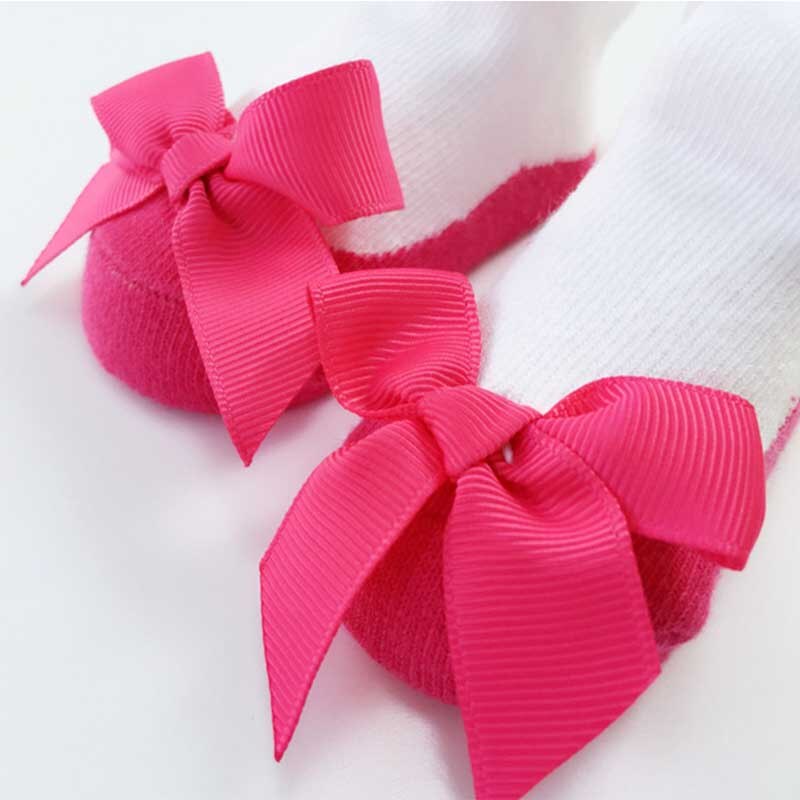 Baby girl socks Ribbon Butterfly Newborn Baby Ballerina Baby Socks Birth Girl Sweet Princess children's socks