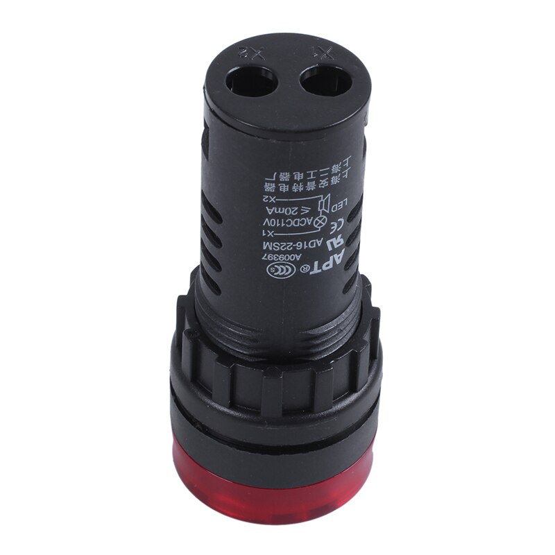 AC/DC 110V 20mA Equipment Alarm Signal Indicator Light Flash Buzzer