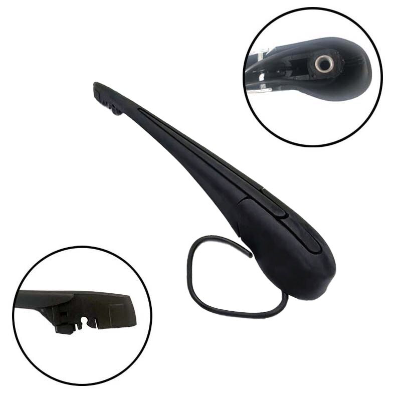 Wiper 14&quot; Rear Wiper Blade &amp; Arm Set Kit For Peugeot 807 2002- MK2 Windshield Windscreen Rear Window