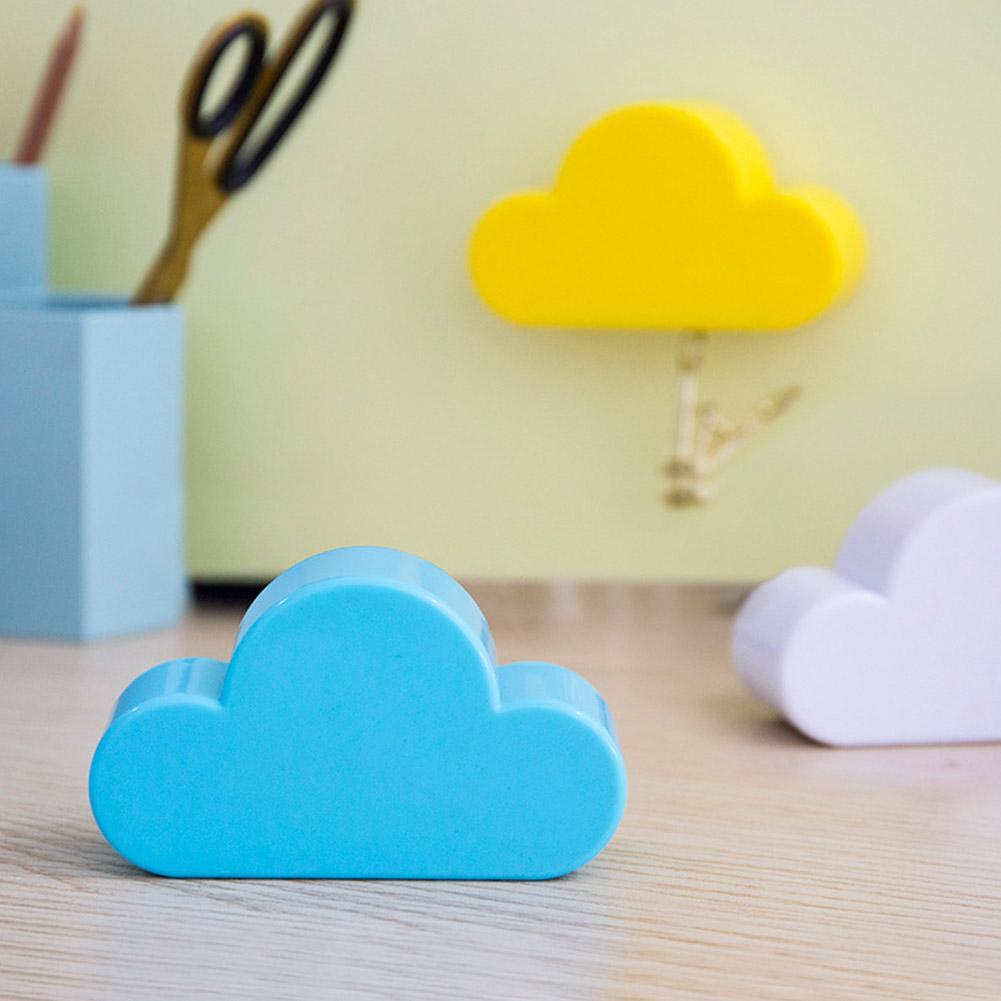 1Pc Leuke Cloud Vorm Magnetische Sleutel Haak Creatieve Huis Muur Hangers Holder Decor