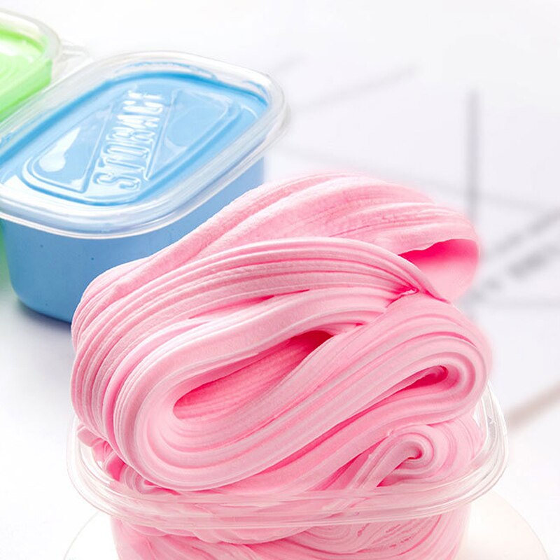 160g Fluffy Foam Slime Clay Ball Supplies DIY Light Soft Cotton Charms Slime fluffy Cloud Craft Antistress slime fl Kids Toys