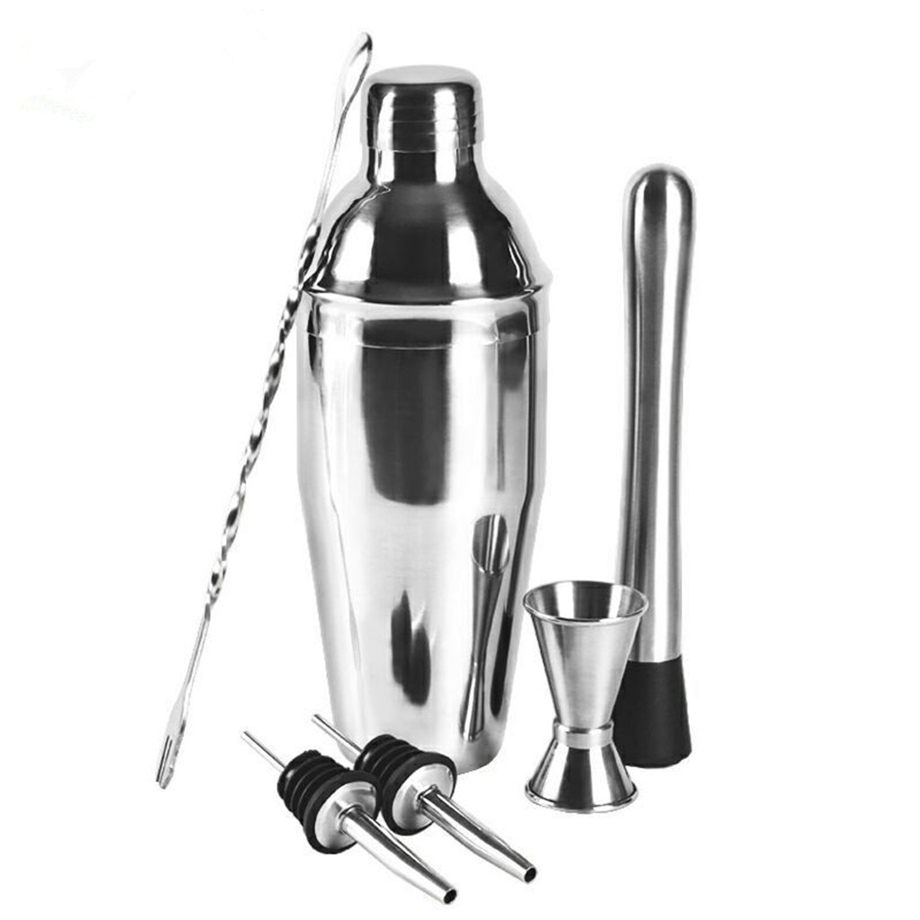 Stainless steel cocktail mixer bartender browser kit bar set tool and wine rack stand set bartender kit bar tools #30