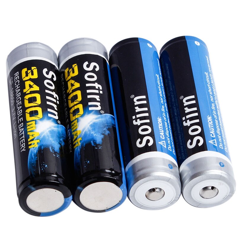Sofirn 18650 3400mAh Batteries with PCB 18650 Battery 3.7V 5.6A Discharge Lithium Rechargeable Batteries for Sofirn Flashlight