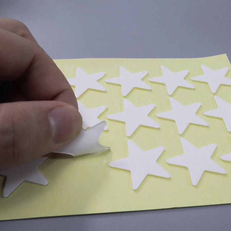 seamless acrylic transparent double-sided tape super sticky strong round five-pointed star square waterproof film