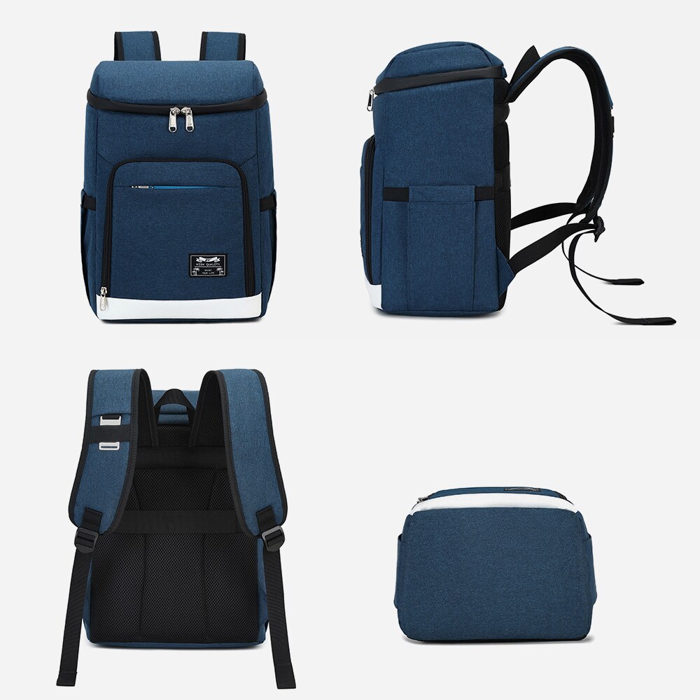 Thermal Backpack Thicken Waterproof Large Thermo Bag Refrigerator Fresh Keeping Thermal Insulated Bag Suitable Picnic Cooler Ba
