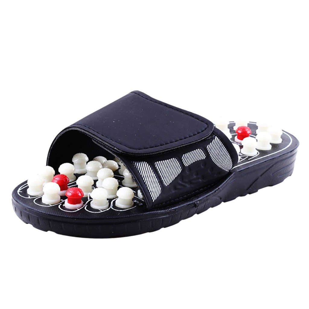 Vrouwen/Mannen/Unisex Voet Massage Therapie Activering Zorg Verstelbare Sandaal Slippers Oefening Schoenen Zapatillas De Salud #15: WHITE / 38