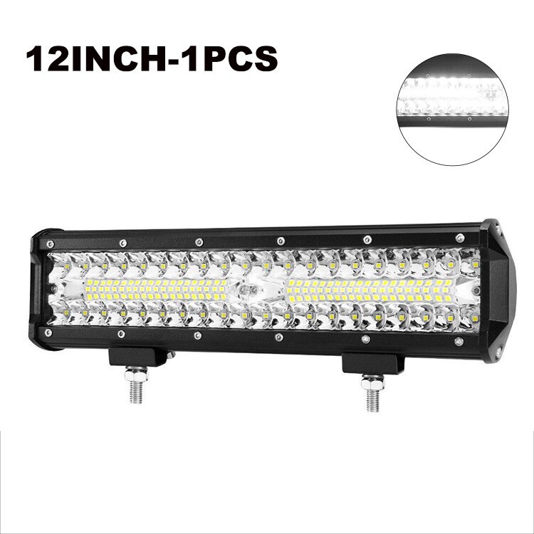Nlpearl 2x7 "12" 120W 240W LED Bar Licht Bar voor Rijden Offroad Boot Auto tractor Truck ATV Spot Flood Combo LED Verlichting Bar: 1pcs 12 inch