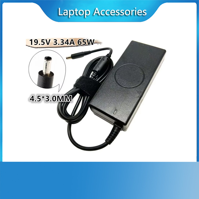Bærbar pc-tilbehør til dell 19.5v 3.34a 65w 4.5*3.0mm