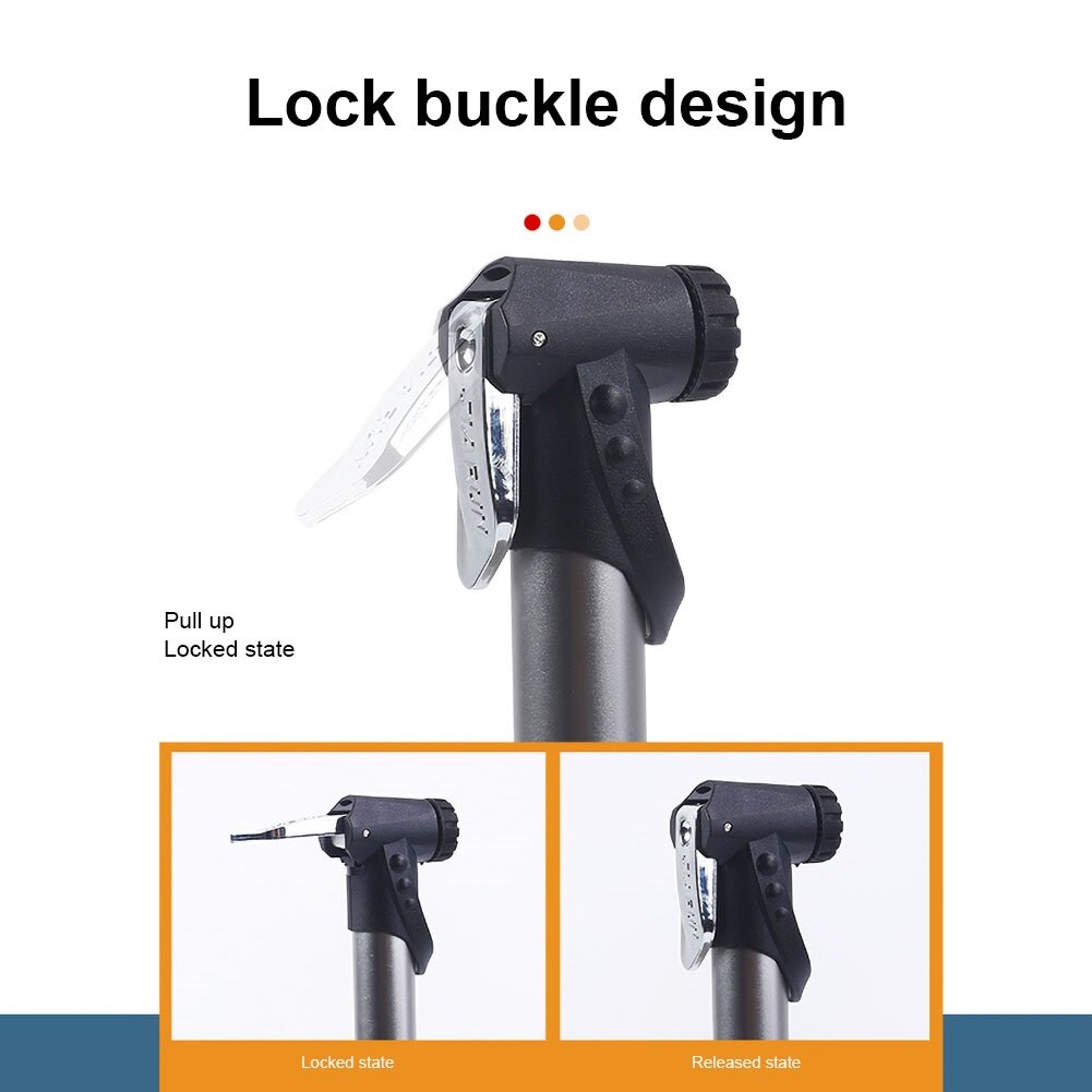 Bicycle Pump Mini Portable MTB Road Bike Pump Cycling High Pressure Cycling Air Pumps