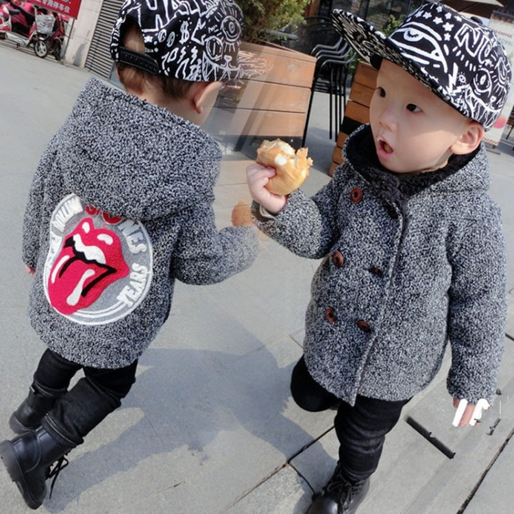 Autumn Winter Jacket For Boys Children Jacket Kids Hooded Warm Outerwear Coat For Boy Clothes 1-6Year Baby Boys Jacket