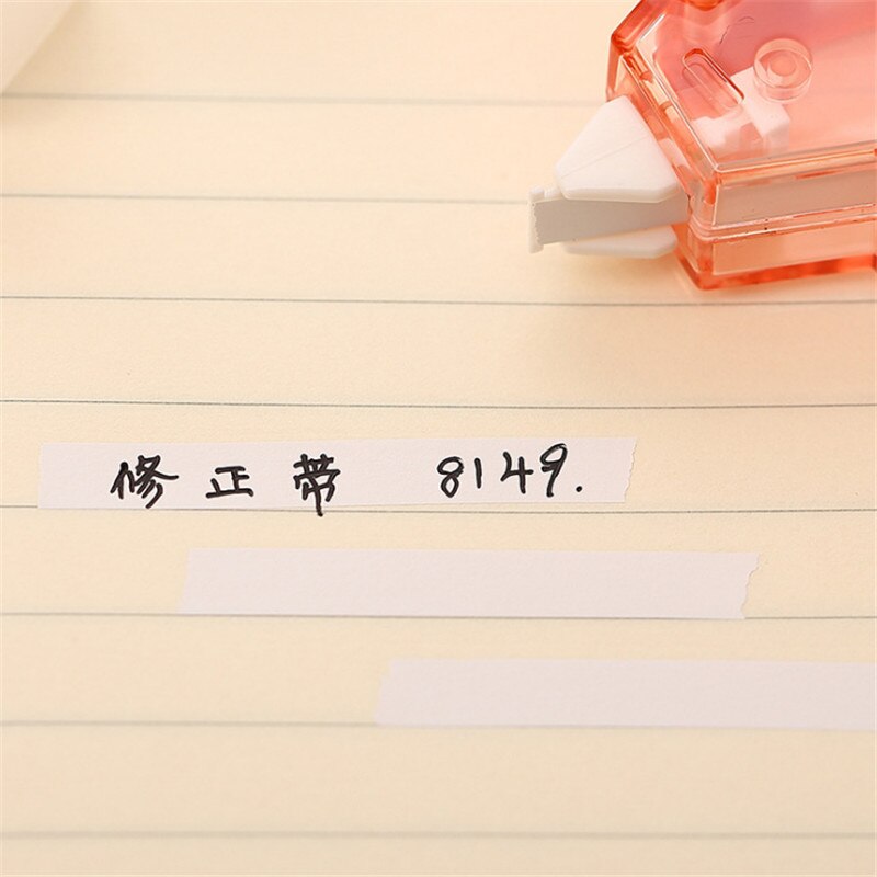 Deli Correction tape 12 meters long 5mm wide modeling cute student supplies correction tape correction tape 8149