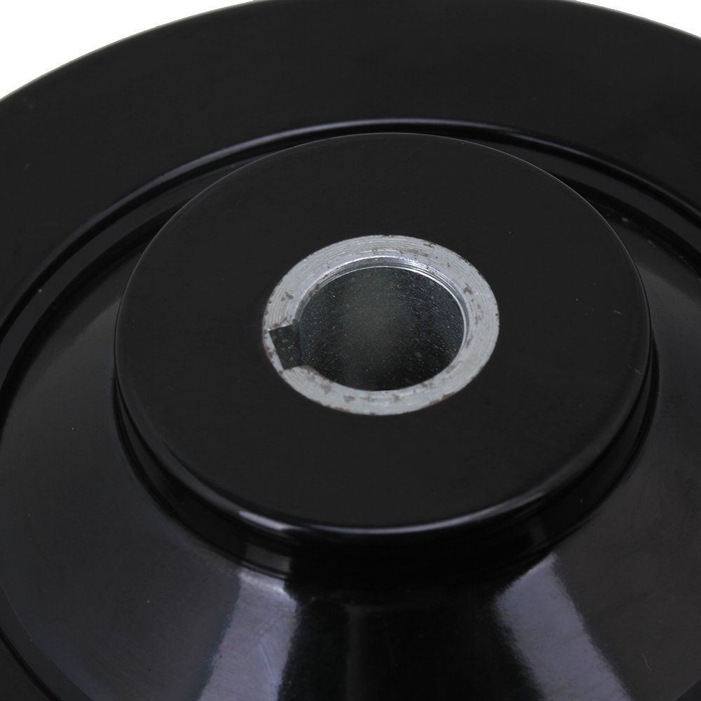 Fresadora de torno de plástico negro, rueda de mano de ondulación interior con agarre de mango giratorio, 12x100mm