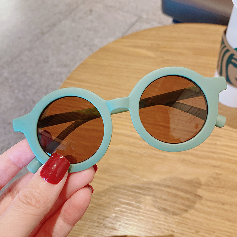 Lunettes de soleil de dessin animé pour enfants, monture en forme d&#39;ours, rondes, pour filles et garçons,: 2