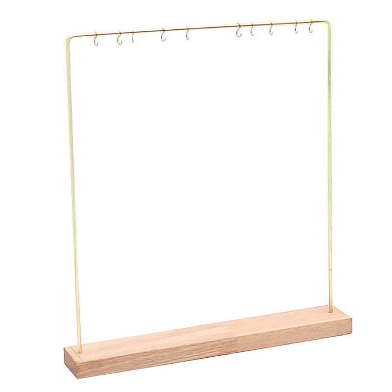 Jewelry Display Stand Holder - Rotating Necklace Pendant Earring Organizer - Metal: Default Title
