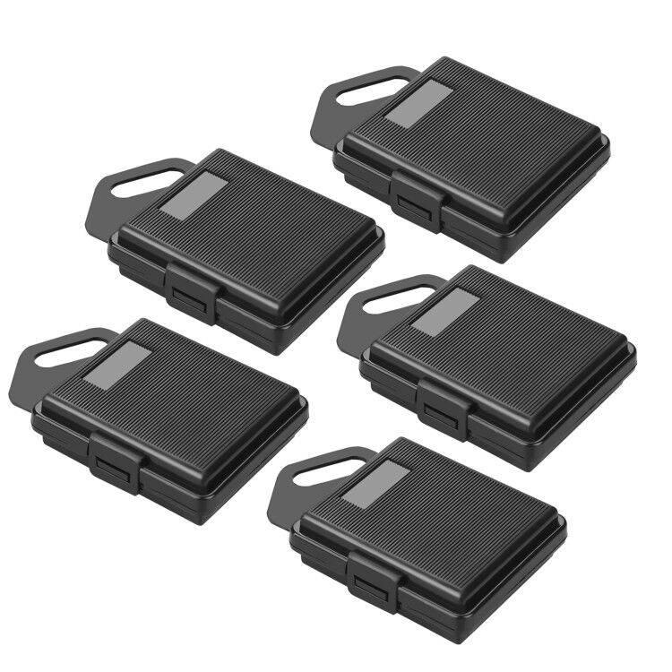 Battery Protective Storage Box Case for Go Pro Hero 9 8 7 6 5 4 3 2 Xiaomi Yi MiJia 4k Eken H9 NP BX1 Camera Accessories: 5 pcs black case