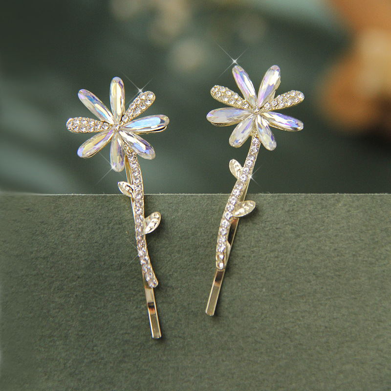 exquisit elegante Perle Strass Haarnadeln Frauen Mädchen Haarspangen Stifte Haarspangen Zubehör Hairgrip Kopfschmuck Kopfbedeckung