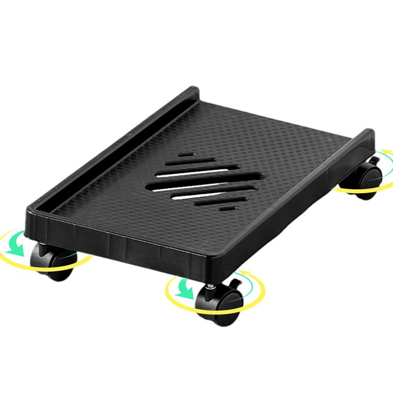 CPU Holder Stand Under Desk CPU Holder With Caster Wheels PC Riser CPU Tower Stand PC Cart PC Holder PC Tower Holder For Most PC