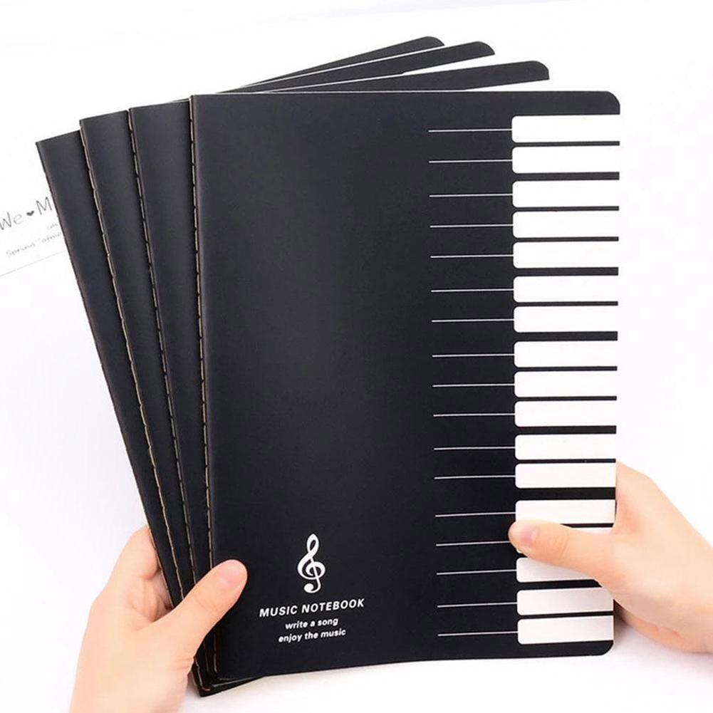 1Pcs Student Music Score Practice Notebook Violin Piano Guitar 18 Pages Stave Book Music Exercise Book