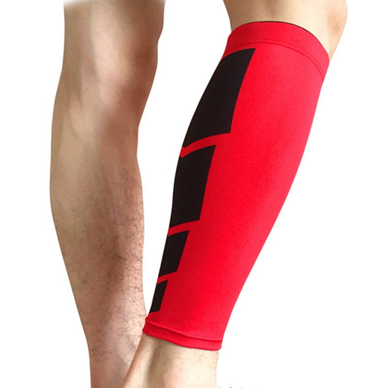 1pc Sports Leg Calf Leg Brace Support Stretch Sleeve Compression Exercise Unisex Help Ease Cramping Fit Comfortably Your CALF: red / M
