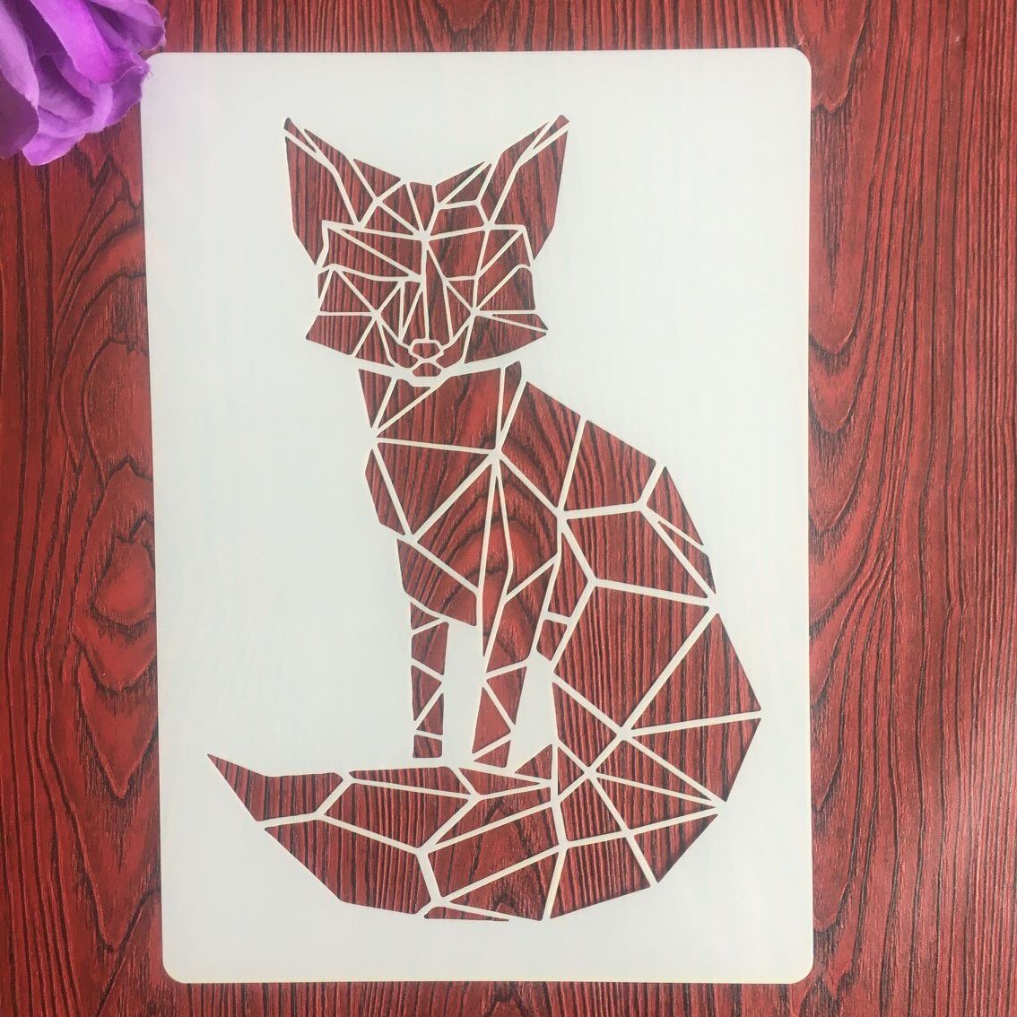 A4 29 * 21cm Animal cat Mandala DIY Stencils Wall ... – Vicedeal