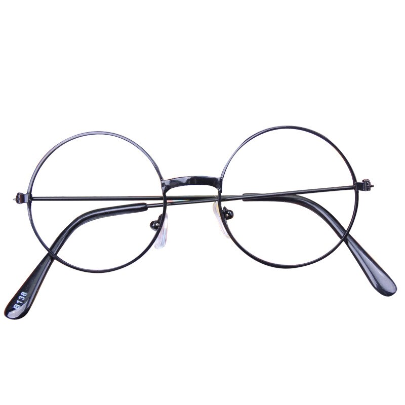 Infant Optical glasses Baby Metal Glasses frames Boys&girls Model Show Round Glasses frame Without Lens N828: gun gray