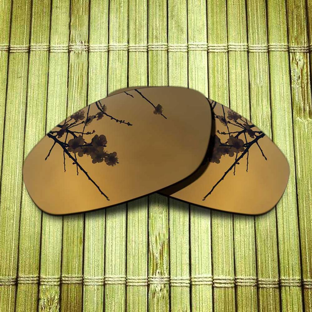 Gepolariseerde Vervanging Lense Voor-Oakley Snorhaar Zonnebril Frame True Kleur Mirrored Coating-Opties: Copper