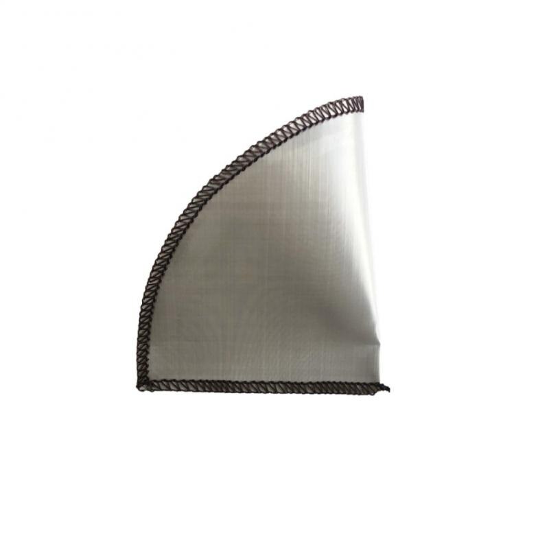 1 sztuk wielokrotnego użytku wlać filtr robić kawy siatki bez papieru kawy Ee FilteStainless filtr stożkowy ze stali 3 robić 4 kubek filtr robić kawy filtr: brązowy