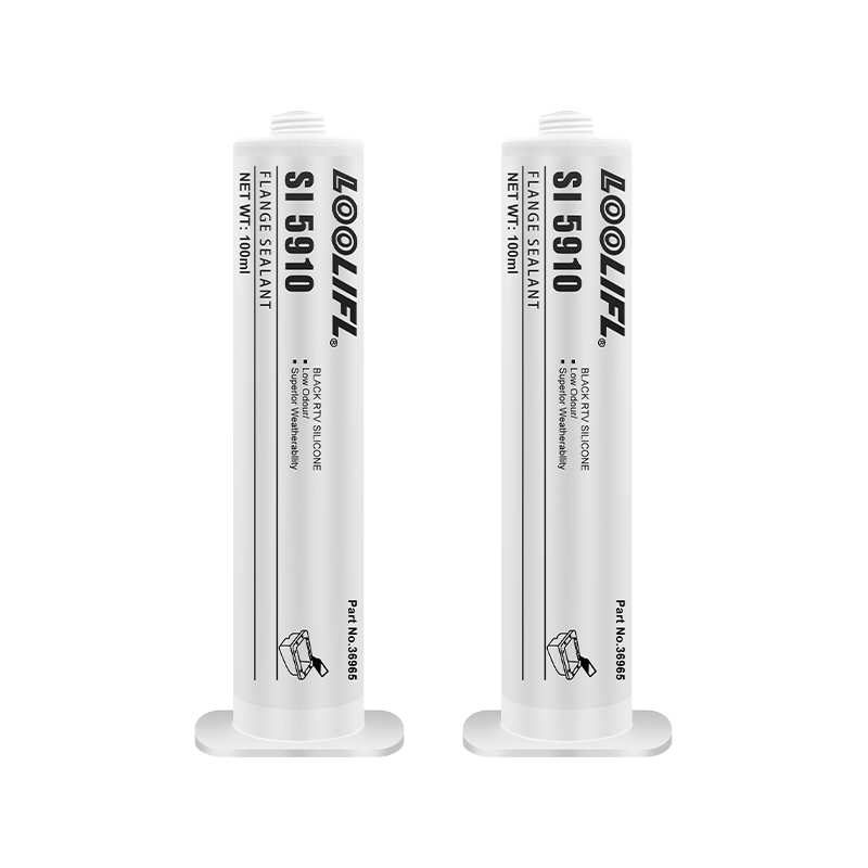 SL-5910 Zwart siliconen afdichtmiddel voor automotoren, oliebestendig op hoge temperatuur, langdurig lekvrij, hoge dichtheid, ultra viscositeit, lage geur, met gereedschap, 100 ml: WHITE