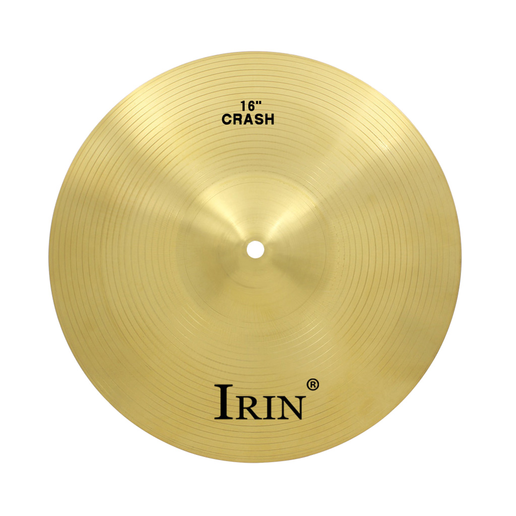 16 Inch Crash Cymbal For Drum Set Percussion Instruments Players Beginners