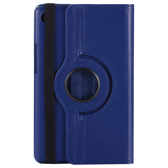 Nowy Coque dla Samsung Galaxy Tab 3 8.0 SM-T310 T311 przypadku 360 obrót inteligentny stojak PU etui do Samsung Tab 8.0 T310 T311 360 przypadku: Navy Blue