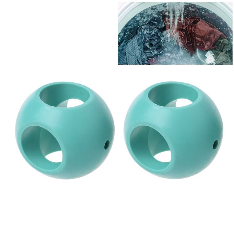 2pcs Anti Limescale Magnetic Laundry Balls Purified Water Ball Washing Machine Accessories A6HB